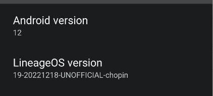 [Poco X3 Gt] LineageOS 19.1 20221218